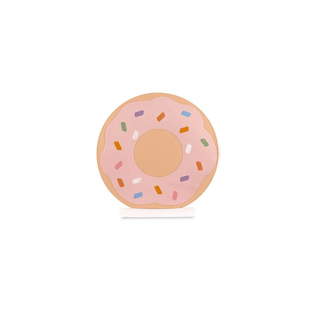 DONUT STOFFA CELESTE ROSA DOUB